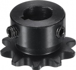 sourcing map #35 Chain Roller Sprocket Type B 1/2 Inch Bore 10 Teeth Single Strand Chain Sprocket Carbon Steel Keyway with Adjusting Screws