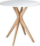 Jubi &uuml;mmargune s&ouml;&ouml;gilaud 60 cm valge