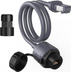 EDUP Starlink Ethernet Adapter Gen 3 & Mini koos veekindla kaabli pikendusega, RJ45 liides Star Link Standard V3 & Mini Dishy jaoks, ideaalne sise- ja v&auml;litingimustes kasutamiseks.