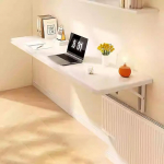 Wandmontierter Klapptisch - Platzsparender K&uuml;chen- & Esszimmertisch, Faltbarer Schwebender Schreibtisch f&uuml;r W&auml;sche, Arbeitszimmer, Home Office, Schlafzimmer - Vielseitiges & Kompaktes Design