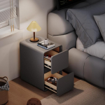 Solaround kitsas &ouml;&ouml;kapp 2 sahtliga, paigaldusvaba, nahkpinnaga, v&auml;ike &ouml;&ouml;kapp magamistuppa (Hall, 30 x 40 x 50 cm)