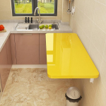 Kokkupandav seinalaua, kokkupandav laud, seinale paigaldatud laud v&auml;ikestele ruumidele, ujuv seinalaua, kokkupandav s&ouml;&ouml;gilaud, v&auml;ike puidust laud k&ouml;&ouml;gi jaoks