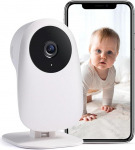 Nooie Baby Monitor with Camera and 2-Way Audio 2.4G WiFi Camera 1080P Compatible with Alexa Surveillance Cameras Motion Detection with Night Vision and Cloud Service