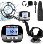 12 inch/30 cm Professional Metal Detector, Maximum Detection Depth 30 cm, Metal Detector with Waterproof Coil, Pinpoint Function, Advanced DSP Chip, Multi-Mode & Sound Detection