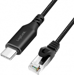 LogiLink CU0416 Aktiivne USB 3.2 (Type-C) ja v&otilde;rgu (RJ45) &uuml;henduskaabel - 1 Gbps, 10 m