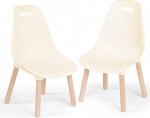 B. toys - Kid Century Modern: Toolide komplekt - Beež - Toolid lastele - 2 tooli - Puidust jalad - M&ouml;&ouml;bel lastele - 3 aastat +