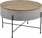 [en.casa] Kohvilaud koos panipaigaga, &uuml;mmargune, puiduv&auml;rviline k&uuml;ljelaud, lambilaud, &ouml;&ouml;kapp.