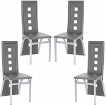 S&ouml;&ouml;gitoa toolid Swing Chair Set4 kaasaegne, kunstnahast kate, elutoa tool, saab kasutada k&ouml;&ouml;gis, s&ouml;&ouml;gitoas, s&ouml;&ouml;gitoas, elutoas, hotellis, magamistoas, fuajees, kiirtoas (Hall, 4)