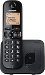 Panasonic KX-TGC210 DECT-telefon, must, k&otilde;netuvastusega, hispaania versioon