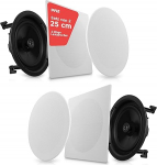 Pyle laekak&otilde;lar, sisseehitatud k&otilde;lar, Bluetooth laekak&otilde;lar, 300 W 2-Way k&otilde;lar, seinak&otilde;lar, lame k&otilde;laris&uuml;steemi kinnitus, vahetatav &uuml;mmargune/ruutu v&otilde;rk