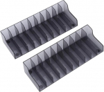 M&auml;nguketta hoidmine, 2 PCS m&auml;ngu CD-ketta raami bambusist hoidmisalus, mis on professionaalselt kujundatud /SLIM/PRO m&auml;ngukonsoolidele, m&auml;ngukaardi klamber