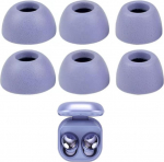 Rhinenet Galaxy Buds Pro vahtk&otilde;rvaklappide vahetusm&auml;lu vaht m&uuml;ra v&auml;hendav turvaline sobivus Galaxy Buds Pro SM-R190 k&otilde;rvaklappidele, mis sobivad laadimiskohvri suurus S/M/L, lilla3