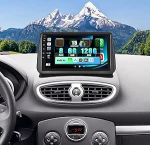SIXWIN 8-tuumaline 6+128G Android 15 autoraadio Renault Clio 3. 2005-2014 koos CarPlay/Android Car/DSP, 9-tolline puuteekraaniga raadio koos GPS WiFi Bluetooth 5.0 USB FM RDS Mirror Link 32 Band EQ +
