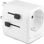 Fontastic Universal World Adapter Planet Travel Adapter &uuml;le 100 riigi USB pistikupesa sisaldab adapterit USA, Off ja UK pistikupesa Adapter kaitsefunktsiooniga