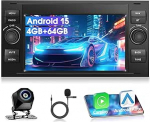 Android 13 Double DIN GPS Auto Stereo Radio 7-tolline TFT mahtuvusega puuteekraani uuendamise s&uuml;steem Spetsiaalne m&auml;ngija Transit Fiesta Focus Galaxy Mondeo Fusion Kuga C-Max S-Max Connect jaoks