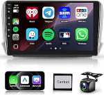 Carplay autoraadio Peugeot 208/2008 2012-2018 Android auto, podofo 10.1-tolline puuteekraan 8 Core 6G+128G, DSP/Bluetooth/WiFi/Link peegel/GPS + tagurduskaamera