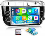 SIXWIN 4+64G Android 13 autoraadio traadita CarPlay/Android autole Fiat Punto 2012-2016.7-tolline HD puuteekraan toetab WiFi GPS Bluetooth 5.0 FM/RDS 32EQ Mirror Link