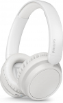 Philips TAH5209WT Leichter ohraufliegender kabelloser Bluetooth-Kopfh&ouml;rer mit passiver Ger&auml;uschisolierung - 65 Stunden Spielzeit, deutliche Anrufe, dynamischer Bass, 2 tunni USB-C-Laden - Wei&szlig;