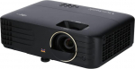 ViewSonic PX728-4K UHD kodukino DLP-projektor (4K, 2000 ANSI luumenit, Rec. 709, 2x HDMI, USB, USB-C, 10 W k&otilde;lar, 1,3x optiline zoom, HDR, HLG, automaatne nurgak&auml;&auml;nde, LAN-juhtimine) Mustanahaline