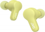 JVC HA-Z77T-G Gumy True Wireless k&otilde;rvaklapid pehme elastomeerist k&otilde;rvaklappidega, 3 helirežiimi, Bluetooth 5.3, 24 tundi kestev aku, iPX4 pritsmekaitse, (Apple Green)