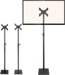 Tcatec telerialus koos 360&deg; p&ouml;&ouml;ratava telerialusega, teleri p&otilde;randalaua, reguleeritava k&otilde;rgusega ja kallutatav enamiku 14 kuni 43-tolliste LCD, LED OLED telerite jaoks, kandev&otilde;ime 20 kg, maksimaalne VESA 200 x 200 mm