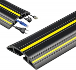 Kaablikanal p&otilde;randa lame - 2 m PVC kaablisild p&otilde;randale, 3 p&otilde;randakanalit kaablite jaoks, p&otilde;randakaabli kaitse, l&otilde;igatud suurusega p&otilde;randakatted koju, kontorisse, t&ouml;&ouml;kotta, lattu (must)