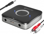 Aux Bluetooth 5.3 adapter Stereos&uuml;steem, SONRU Bluetooth-vastuv&otilde;tja audioadapter koos Aux 3,5 mm RCA kaabliga Dual AUX v&auml;ljundid autoraadio koduse stereos&uuml;steemi jaoks