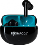 Boompods Skim Bluetooth juhtmevabad k&otilde;rvaklapid - T&otilde;elised juhtmevabad k&otilde;rvaklapid ENC mikrofoniga, IPX4 veekindlus ja 20 tundi kestev aku, TWS k&otilde;rvaklapid ookeaniplastikast, mustad