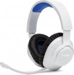 JBL Quantum 360P Over-Ear m&auml;nguk&otilde;rvaklapid - nii Playstationile kui ka PC-le, Macile ja Nintendo Switchile - Boom-mikrofoni ja 22-tunnise aku kestvusega - valge