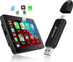 Carlinkit Mini SE CarPlay traadita adapter, 2026 Upgrade Wireless CarPlay Adapter Convert Factory Wired CarPlay traadita, Plug and Play, &uuml;hildub autodega alates 2016 & iPhone iOS 10+