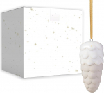 nagu. by Villeroy & Boch Winter Glow Ornament "Pine Cones" Beige, kuuse kaunistus, j&otilde;ulukaunistused, dekoratiivsed j&otilde;ulud, j&otilde;ulupuu kaunistus, Premium portselanist