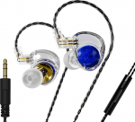 ND Planet IEM k&otilde;rvaklapid: 12mm Dual Magnetic Driver, HiFi Gaming k&otilde;rvaklapid koos eemaldatava 2-poldilise kaabliga, m&uuml;raisolatsiooniga k&otilde;rvamonitorid muusikutele, audiofiilidele, lauljatele, DJ-dele