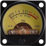 VU-meeter, TS-35 (SD-39) helitaseme m&otilde;&otilde;tja DC 12V 50mA paneeli VU-meeter koos taustavalgustusega v&otilde;imendi jaoks