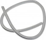 Mootorratta kroomitud spiraalkaabli kate 11mm x 1m pikk loomade ohutu traatjuhtme jagatud muhviga