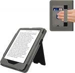 kwmobile kaitsekott, mis &uuml;hildub Amazon Kindle Paperwhite (2024)/Colorsoft Flip Case'iga - &uuml;mbris randmerihmaga - Rising Sun Hall
