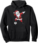 Dabbing Santa Claus Football Christmas Shirt meeste laste Pullover Hoodie