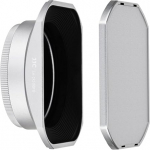 PROfoto.Trend/JJC Silver Square Metal Lens Hood and Adapter Ring Kit for Fujifilm X100F, X100T, X00S, X100 and X70 Cameras -- Capable of Reverse Attaching to Lens