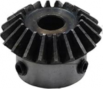 2 tk kooniline hammasratas 1,25 m 20 hammastega sisemine auk 8/10 mm hammasratas 90-kraadine sissel&uuml;litusnurk terasest hammasratta kruvi auk M5 (8 mm)