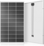 WERCHTAY 170 W Solar Panel 12 V Photovoltaic, Monocrystalline Solar Module N-Type, SMBB Technology, Highly Efficient Aluminium Frame Solar Panel, PV Module for Balcony Power Plant, Motorhome, Garden