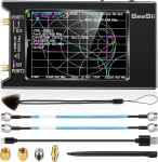 Seesii LiteVNA Vector Network Analyzer, Improved 4 Inch Antenna Analyzer 50 kHz - 6.3 GHz with MicroSD Slot, Measurement Smith Chart S Parameters HF VHF UHF SWR Phase Delay