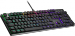 Cooler Master SK652 mehaaniline klaviatuur (t&auml;issuuruses) - lamedate ujuvklahvidega, RGB-valgustus, juhtmega USB Type-A port, PC ja MacOS &uuml;hilduv - DE paigutus, punased l&uuml;litid
