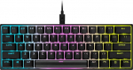 Corsair K65 RGB Mini 60% juhtmega mehaaniline m&auml;nguklaviatuur Cherry MX Switches Red PBT Double Shot klaviatuurid &uuml;hilduvad iCUE, QWERTY ES - PC, Mac, Xbox, mustas toonis