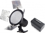 Yongnuo YN-216 YN216 Pro LED videovalgus 5500K v&auml;rvitemperatuuriga Canon Nikon DSLR kaamerale DV ja videokaamerale koos WINGONEER NP-F750 aku ja laadijaga