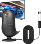 2025 DVB-T/DVB T2 antenn koos v&otilde;imendiga, HDTV siseruumide antenn teleri jaoks, leviala &uuml;le 650+ miili, 2K ja 4K nutitelerite jaoks, kohalikud kanalid ja signaaliv&otilde;imendi 18 ft kaabliga