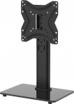 GRIFEMA GB1005-2 teleri statiiv 17-43 tollile, monitori statiiv p&ouml;&ouml;rlev ja 4 tasandit k&otilde;rgusreguleeritav universaalne, kuni 30 kg, max. VESA 200 x 200 mm