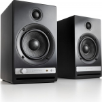 Audioengine HD4 traadita k&otilde;larid Bluetooth | Lauamonitor k&otilde;larid | Kodumuusika s&uuml;steem aptX HD Bluetooth, 120W v&otilde;imsusega traadita raamaturiiuli stereok&otilde;larid paar | 24-bit DAC (must)