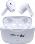 MusicMan Bluetooth k&otilde;rvaklapid koos laadimiskarbiga - TWS k&otilde;rvaklapid mikrofoniga, puutejuhtimine, USB-C, 16h t&ouml;&ouml;aeg, 300h ooteaeg, valge - True Wireless BT-X63