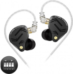 Yinyoo KZ ZS12 Pro X In-Ear Monitor k&otilde;rvaklappide kaabel, 1DD 5BA 4-l&uuml;litiga h&auml;&auml;lestus IEM, Super Linear Driver v&otilde;imsa bassi jaoks, HiFi k&otilde;rvaklapid m&auml;ngudele, muusikutele, m&auml;ngimisele