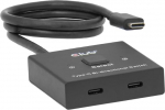 Club3D CSV-2511 USB-C kahesuunaline video + andmed + PD Swich