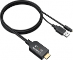 LiNKFOR ARC/eARC Audio Extractor, 24 Bit 192 kHz eARC ARC to Optical Audio Converter, (1,5 m / 5 ft) HDMI/Optiline kaabel, HDMI Audio Extractor v&otilde;imendi, Soundbar, kodukinos&uuml;steemi jne jaoks.